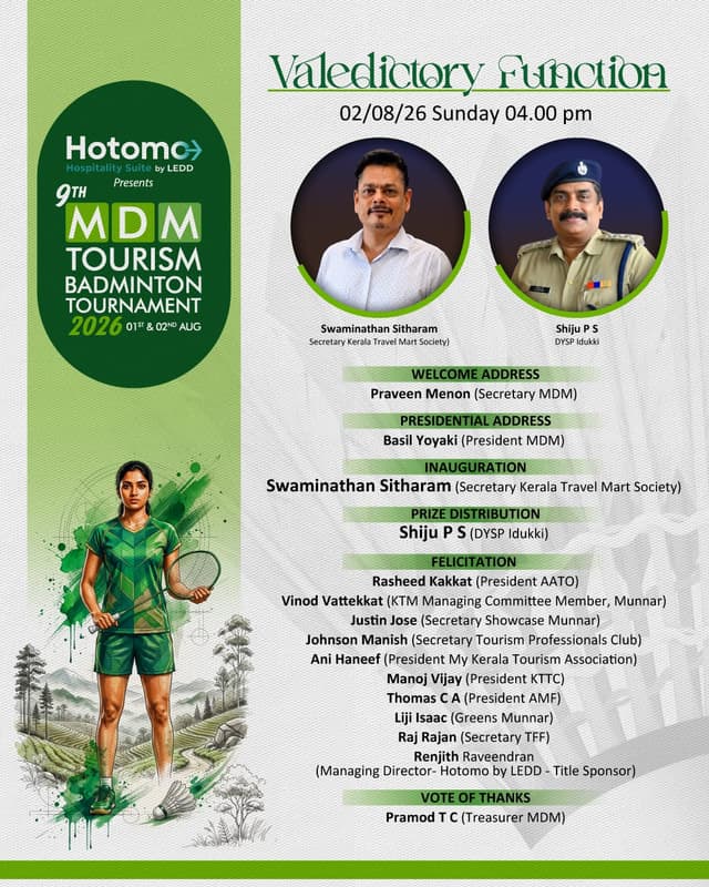 Valedictory Function MDM badminton Tournament