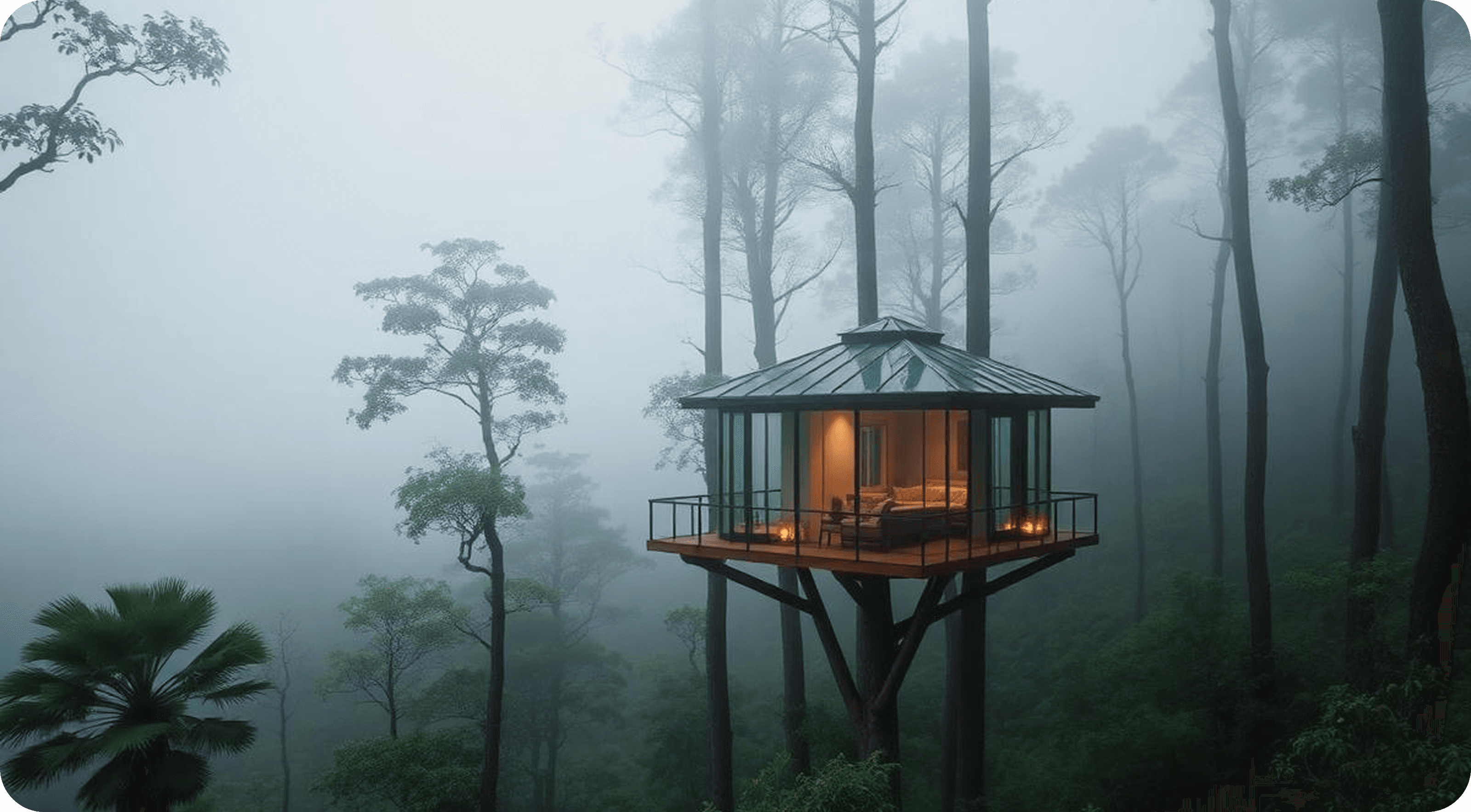 Canopy Glass Villa